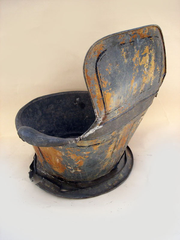 bañera zinc agujereada 67xØ60 (36eu.) 1u